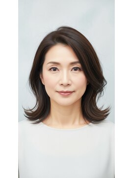 ココカラーアンドカット マルナカ福富店(CoCo Color&Cut) くびれヘア/暗めカラー☆20代30代40代50代