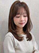 アグノス 青山(Agnos)&nbsp;艶感エアリーカールワンカールサイドバング20代30代40代◎