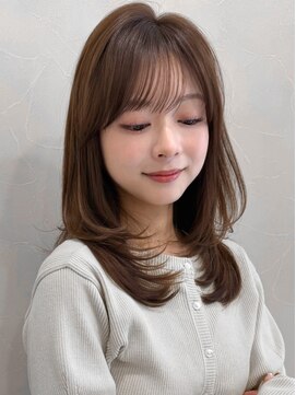 アグノス 青山(Agnos) 艶感エアリーカールワンカールサイドバング20代30代40代◎