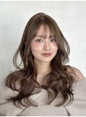 ブリーチなしベージュカラー×レイヤーカットでイメチェンヘア