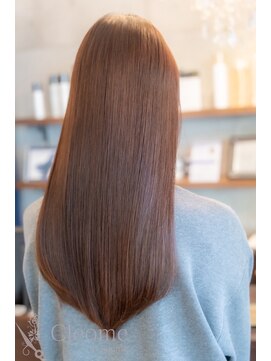 クレオメ バイ スーリール 五反田店(cleome by sourire) レイヤーカット似合わせカットミディアムダークアッシュ艶髪暗髪