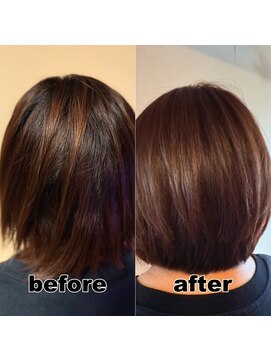モンド ヘアクリエーション 新栄店(monde hair creation) 【monde】before × after × 髪質改善