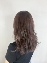 ヘアデザイン アンジェロカフェ(Hair Design Angelo cafe) ブラウンカラー/セミロングスタイル/20代30代40代