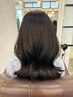 【髪質改善×艶カラー】毛髪強化カラー+最高級うる艶トリートメント
