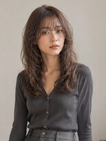きいろのゾウ ロングレイヤー/アンニュイウェーブ/シースルーバング