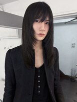 丹&nbsp;men's long straight style 【毎日のアイロンが不要に】