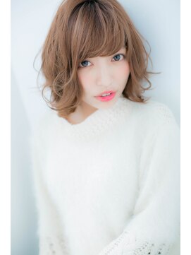 ローレン(LOREN) ＊LOREN＊ドライヤーで再現♪ワンサイドセミウェットボブパーマ