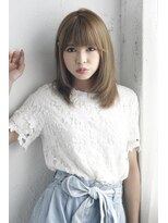 トッカ バイ クローネ 浦和(tocca by KRONE)&nbsp;イルミナカラー＊ミディアムロブ