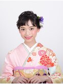 ☆着物ヘア☆ローズヘアアレンジ【EARTH新松戸店】