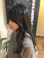 ヘアー アイス カンナ(HAIR ICI Canna)&nbsp;ロング×カーキ×艶カラー