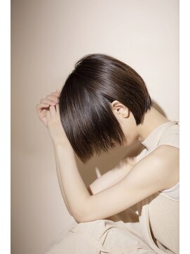 ヘアーアンドアトリエ マール(Hair&Atelier Marl) 【Marl】ブラウンカラーのミニボブ♪