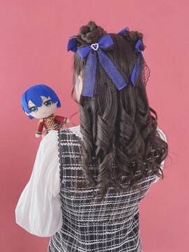 アミカ(Amica) 10代20代推し活女子人気三つ編みお団子ハーフアップ/うたプリ