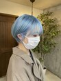 トレヘアー(tRe hair) ペールトーンで水色カラー♪周りと差をつけよう！