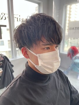 バトー バイ トリコ 船橋北口店(BATEAU by tricot) メンズ×ツイストスパイラルパーマ