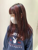 マイル 渋谷(mile)&nbsp;ボルドーカラー×ローライト