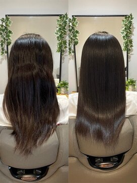 フィーバイカルフール 大橋店(fee by carrefour) 【Before→After】髪質改善トリートメント/ツヤ感/リンゴ幹細胞