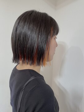 エニィ 池袋西口(Any) 黒髪/グレーベージュ/レイヤーロング/前髪パーマ/池袋