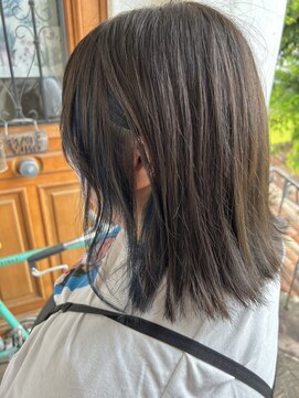 パディントン(Paddington) インナーも可愛い☆さりげない動きのミディボブ&外ハネ☆