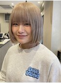 切りっぱなしボブ
