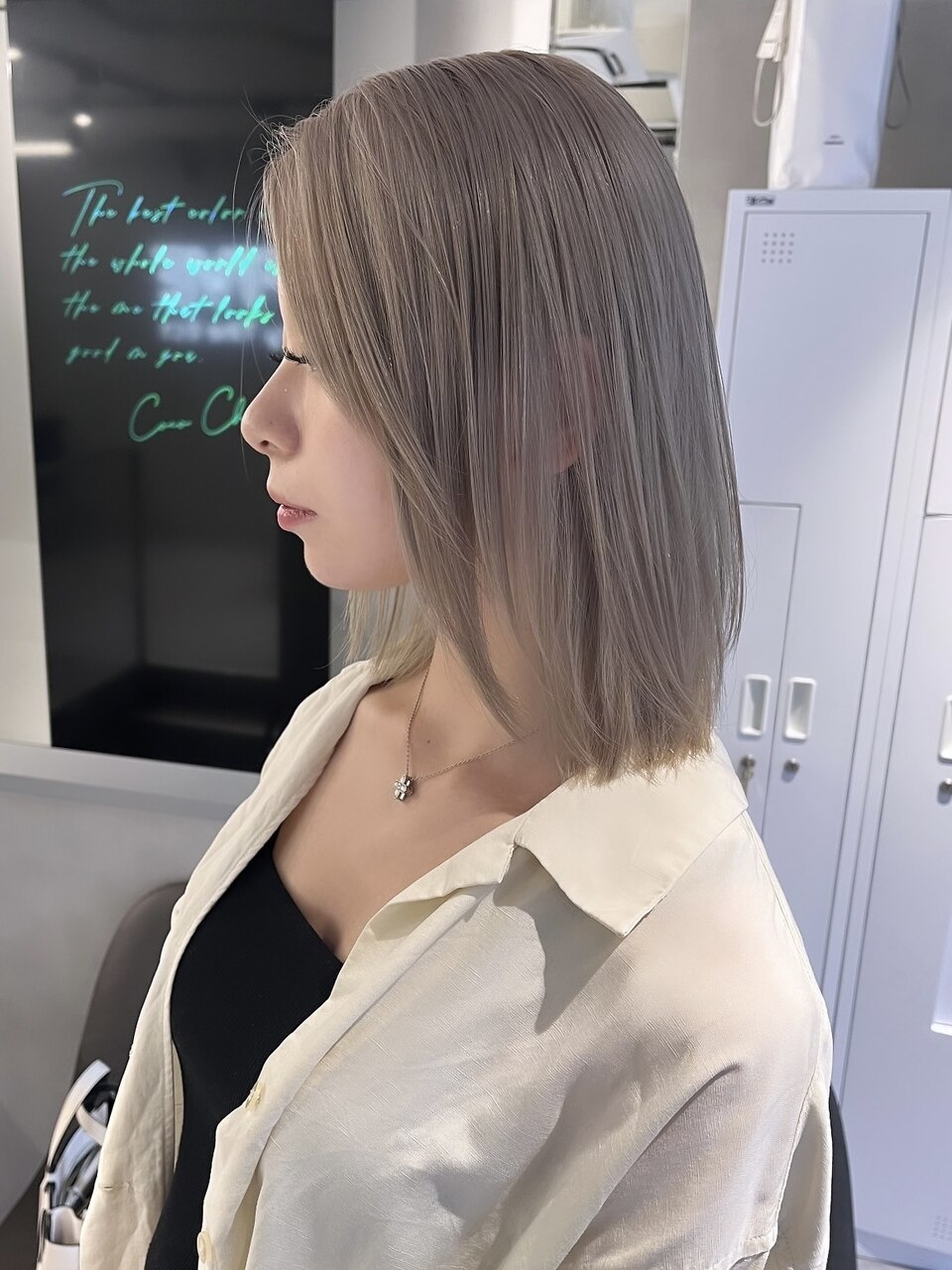 【人気NO.1＊カット+カラー】似合わせ小顔カット+イルミナカラーで透明感♪