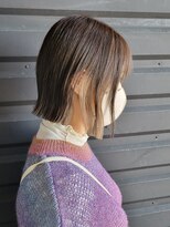 ロフト プロデュースドバイウシワカマル(loft produced by ushiwakamaru)&nbsp;切りっぱなしボブ×イヤリングカラー