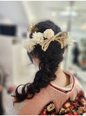 成人式ヘアセット/着物/着物ヘア