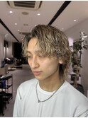 コントラストハイライトベージュ髪質改善トリートメント
