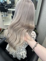 ペレ 栄店(PELE)&nbsp;デザインカラー/レイヤーカット/ウェットヘア/オリーブベージュ