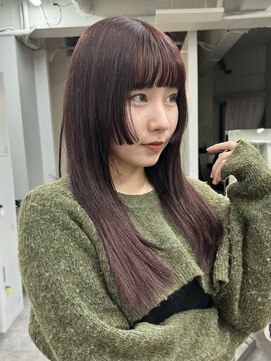 エゴ 池袋(EGO) 姫カット/暖色カラー/ワインレッド