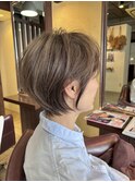 白髪を使わずクリアベージュ