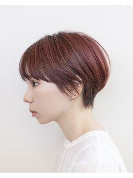 ルプラ ブリリアント(le-pla brilliant) マッシュショート/ボブ/ブリーチ/ダブルカラー/レッド/豊橋/田原