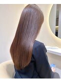 美髪縮毛矯正 艶トリートメント 艶カラー