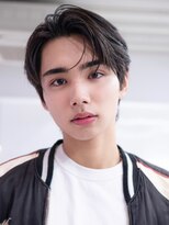 エフエム 渋谷(FM)&nbsp;アッシュブラックマッシュパーマ刈り上げツーブロック