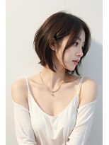 オリノ(olino)&nbsp;【olino】レイヤーボブ 20代30代 【ダークグレー】