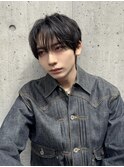 韓国マッシュフェザーパーマダウンパーマシースルーマッシュ