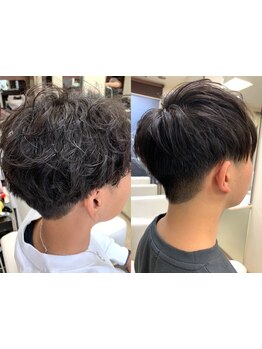 《メンズカット＋ヘッドスパ＋眉カット￥4500》トレンドを抑えつつ清潔感のあるスタイルを実現します◇