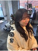 長崎　韓国/レイヤーカット/顔周り
