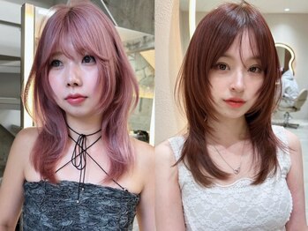 シスター(sister)の写真/《ハイトーン×レイヤーカット♪》ブリーチを使ったミルクティーカラーも人気＊