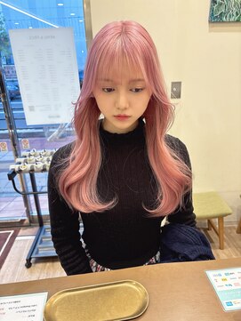 モリオフロムロンドン 大宮店(morio from London) 【坪井】ケアブリーチ ×モーヴピンク