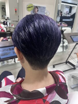 エムタニグチミュー(MTANIGUCHI Mieux) バイオレットカラー/紫/ブルーバイオレット/刈り上げ女子