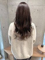 エウペ 渋谷(WEUPE)&nbsp;斜めバング/グレージュカラー/デザインカラー/シルキーベージュ