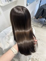 ビューバイネオリーブ 用賀店(Beau'r by neolive)&nbsp;大人ガーリーダークアッシュ似合わせカットミディアムレイヤー