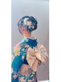 成人式　ヘアセット