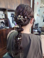 ベースヘアー(BASE hair)&nbsp;《ヘアセット》編みおろしスタイル