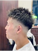 【20代 男性】ロンドンスパイキーフェード（大宮/バーバー）