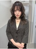 色持ちのいいチョコレートカラーガーリーなスタイリングにも◎