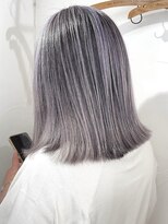 ブレイズヘアー(BLAZEhair)&nbsp;【デザイン変更】ホワイトバレイヤージュ×ブリーチ３回