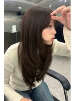 ランズ アネックス 梅田(LANDS ANNEX)&nbsp;顔周りがかわいい前髪ありレイヤーカット 【大阪 梅田】
