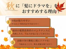 バグース 平塚(BAGUS)の雰囲気(【髪にドラマを】髪質改善メニュー導入しました(髪質改善))