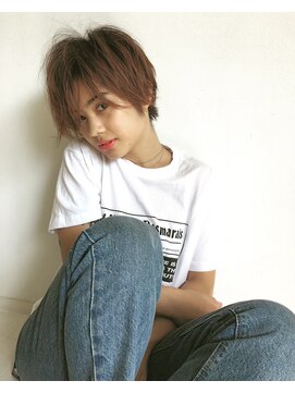 ロンド ルージュ 銀座店(Lond rouge) 【Lond rouge 佐藤詩穂】簡単スタイリングのショート